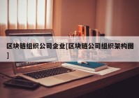 区块链组织公司企业[区块链公司组织架构图]